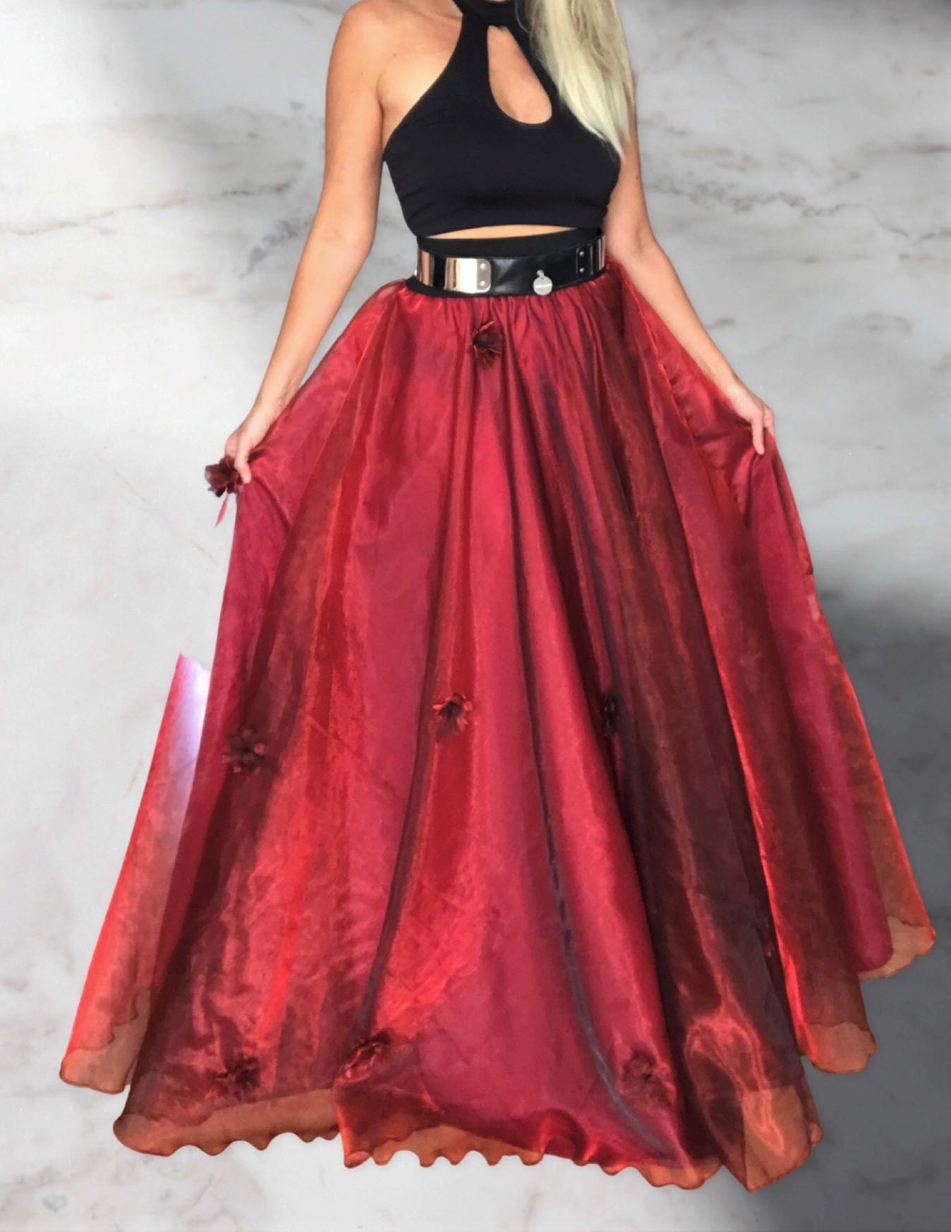 Dlouhá společenská sukně BOROS SK-L-ORG 06